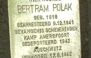 Stolperstein Bertram Polak Tilburg