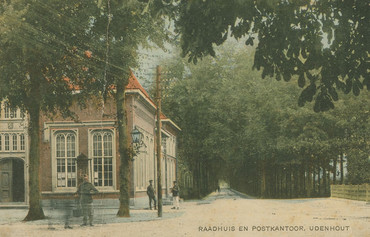 Raadhuis En Postkantoor In Udenhout 1915 Coll  Regionaal Archief Tilburg