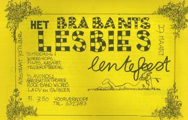 Lesbies Lentefeest Vrouwenkrant Tilburg Jaargang 6 Nr 2 Maart 1982