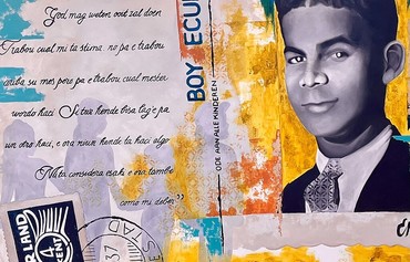 Boy Ecury Mural Postcard Cropped